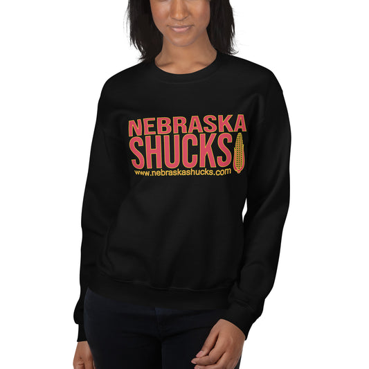 Unisex Sweatshirt - Red on Black