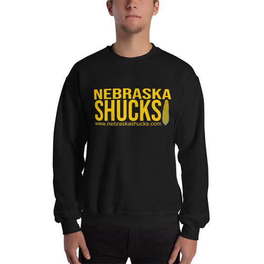 Unisex Sweatshirt - Gold/Yellow on Black