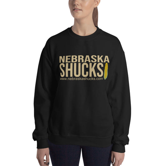 Unisex Sweatshirt - Old Gold on Black