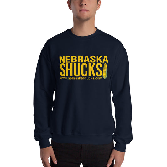 Unisex Sweatshirt - Maize/Yellow on Navy/Blue