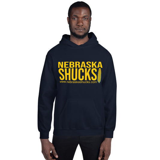 Unisex Hoodie - Maize/Yellow on Navy/Blue